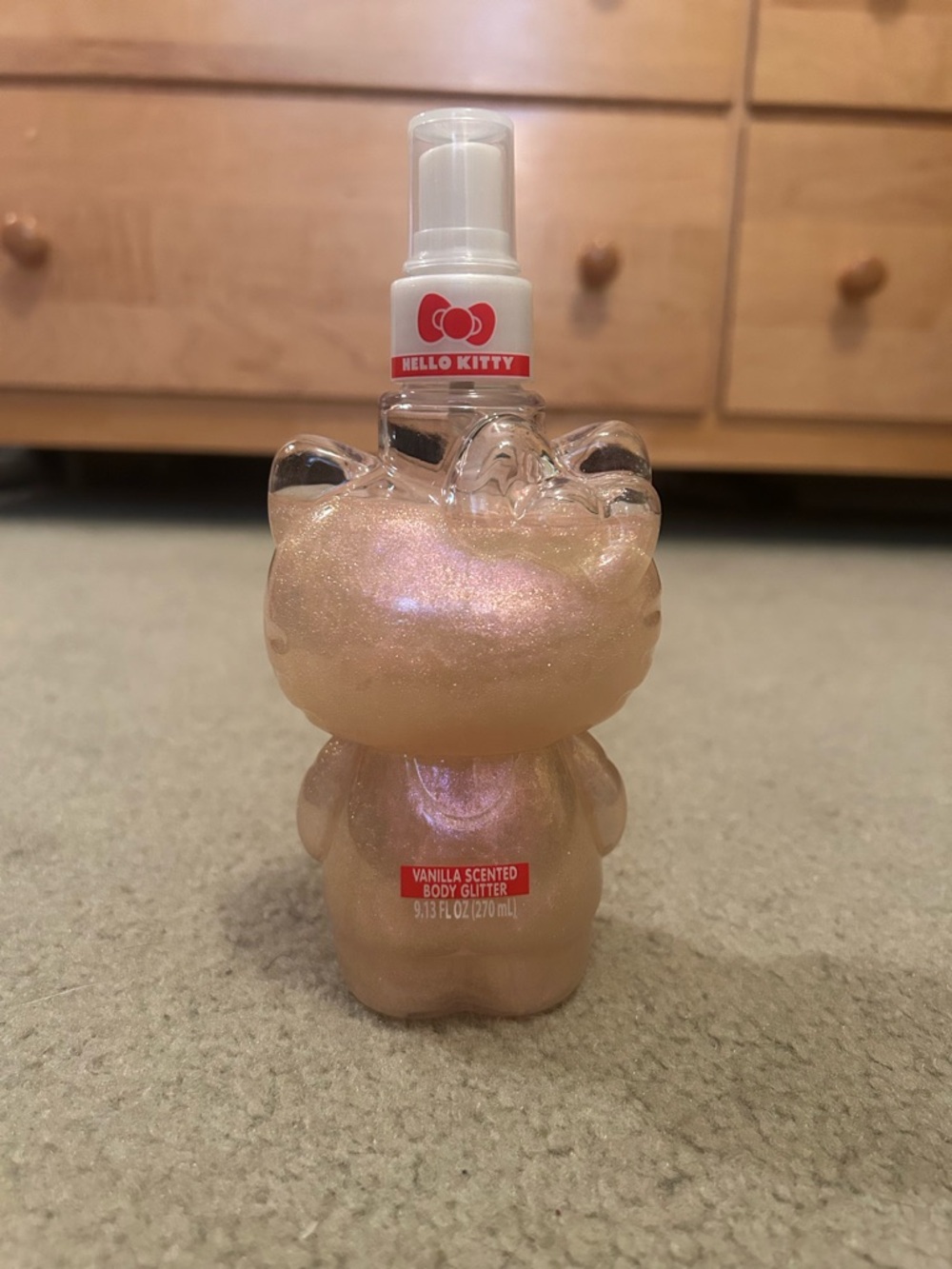 Hello Kitty Vanilla Scented Body Glitter Spray